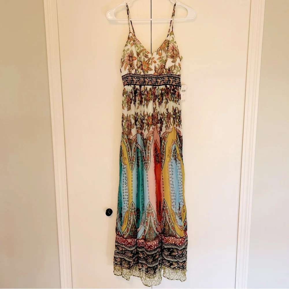 Anthropologie Virginia Maxi Dress 0 NWT $190 - Picture 2 of 10